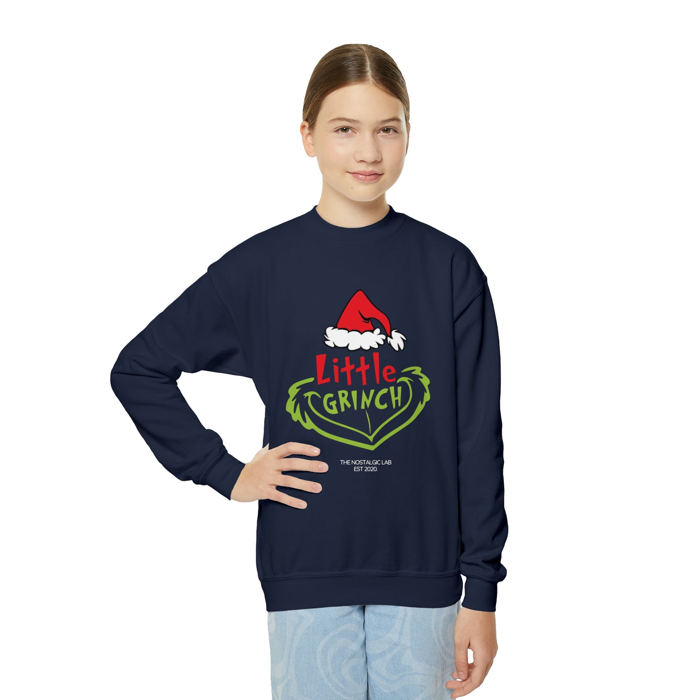 Little Grinch Youth Crewneck Sweatshirt