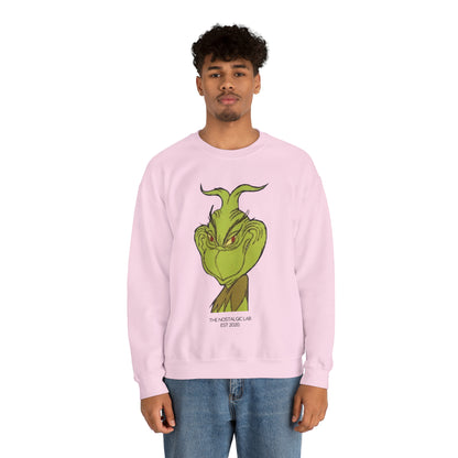 Grinchy Grin Unisex Crewneck Sweatshirt