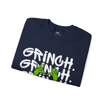Grinch Heart Unisex Crewneck Sweatshirt