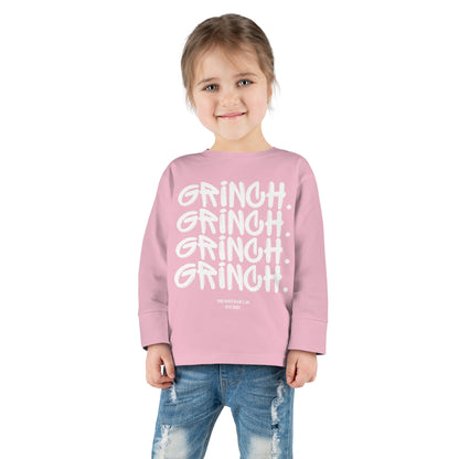 Grinch Graffiti Toddler Long Sleeve Tee
