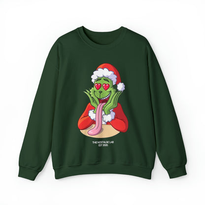 Grinch Heart Eyes Crewneck Sweatshirt