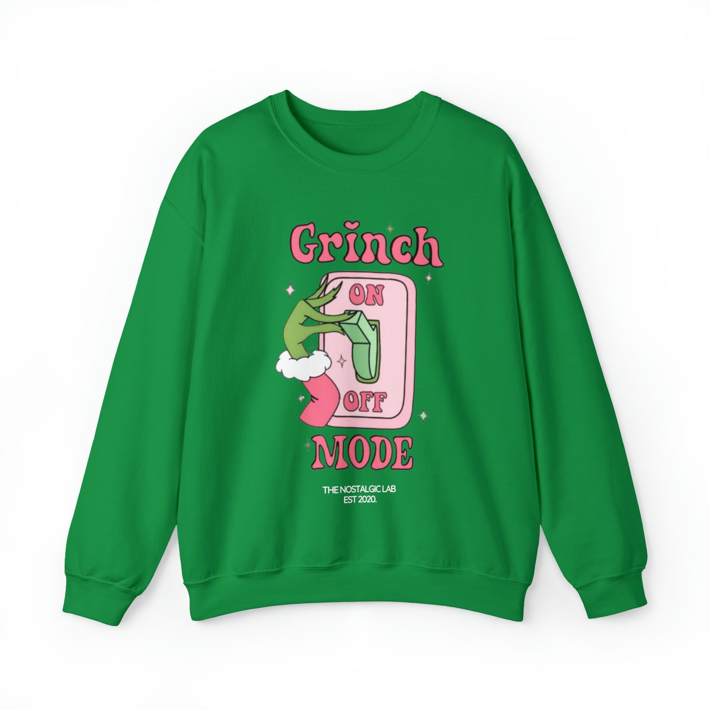 Grinch Mode Unisex Crewneck Sweatshirt