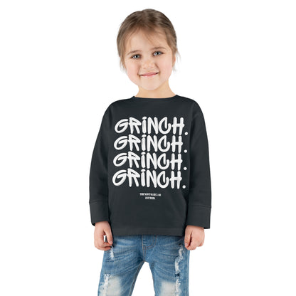 Grinch Graffiti Toddler Long Sleeve Tee