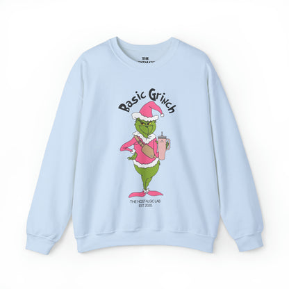 Basic Grinch Unisex Crewneck Sweatshirt