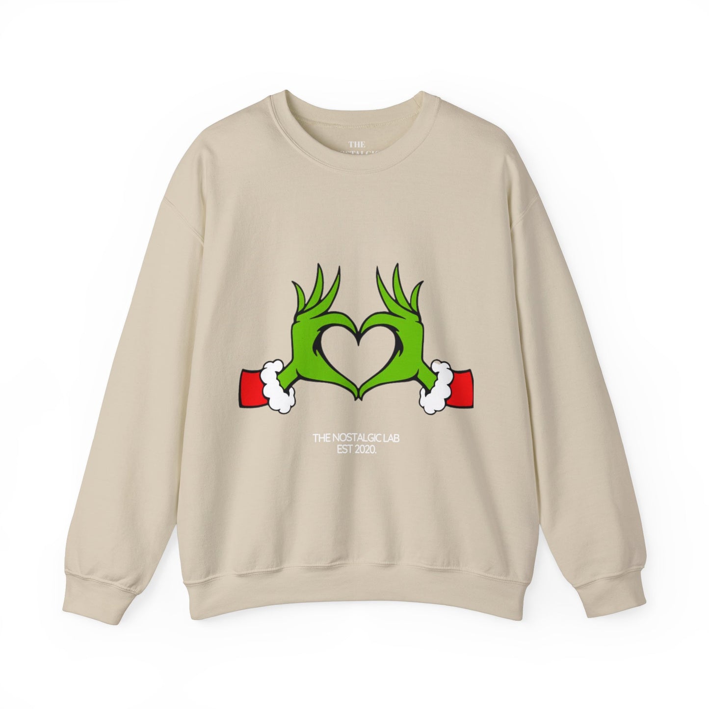 Grinch Heart Unisex Crewneck Sweatshirt