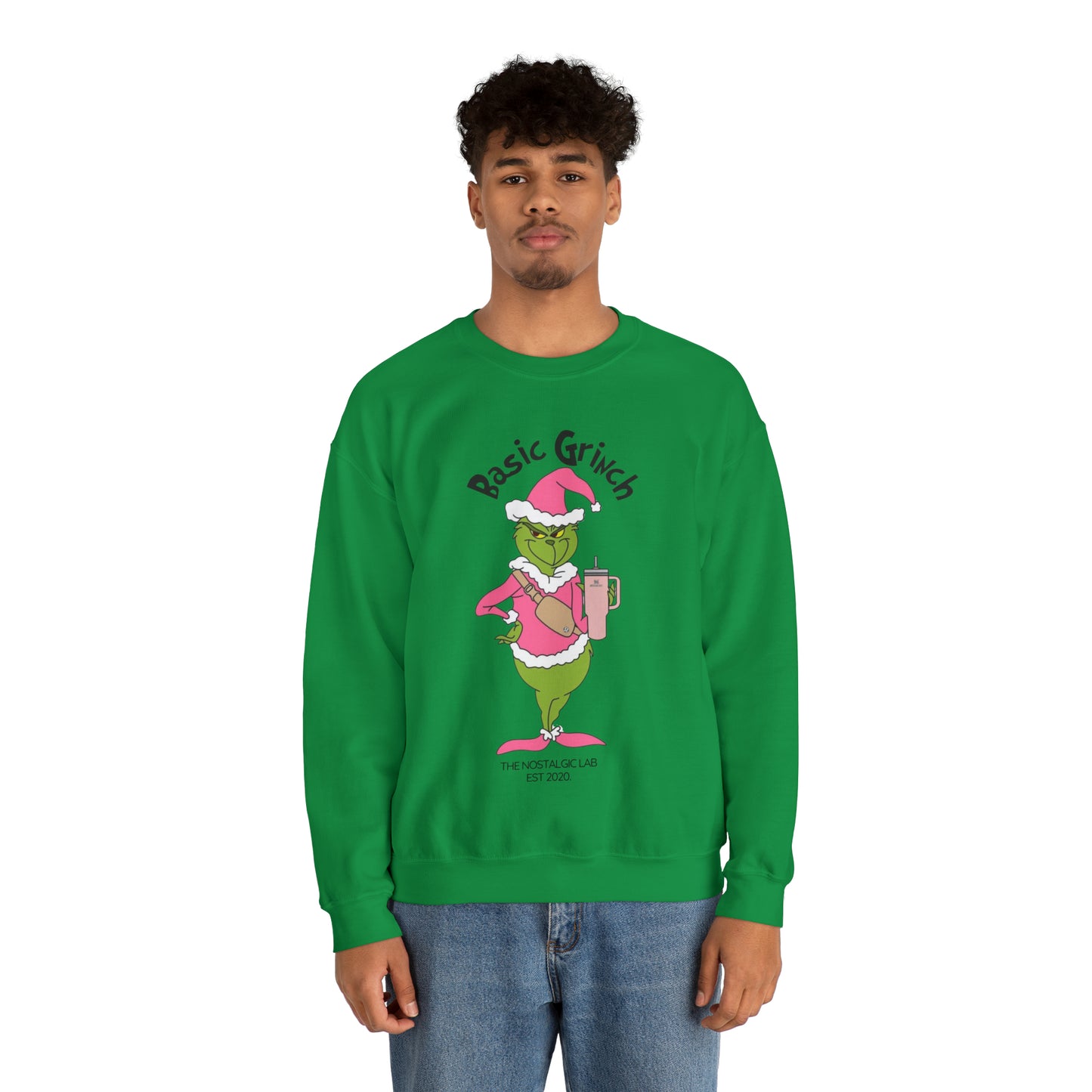 Basic Grinch Unisex Crewneck Sweatshirt