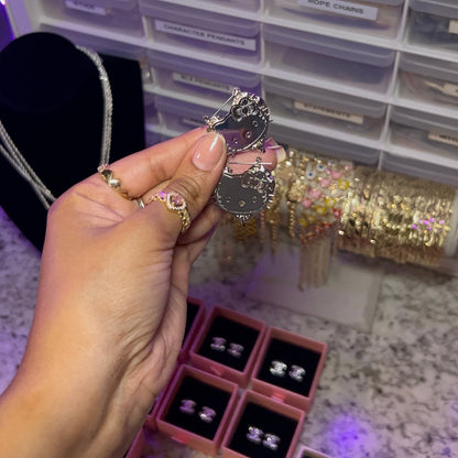 HK Heart Twist Hoops