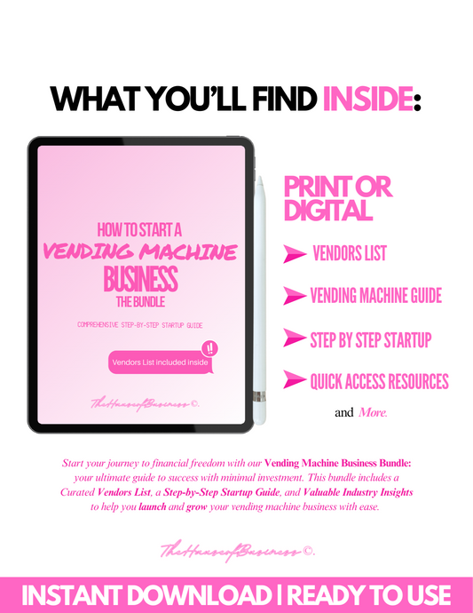 How to Start a Vending Machine Business