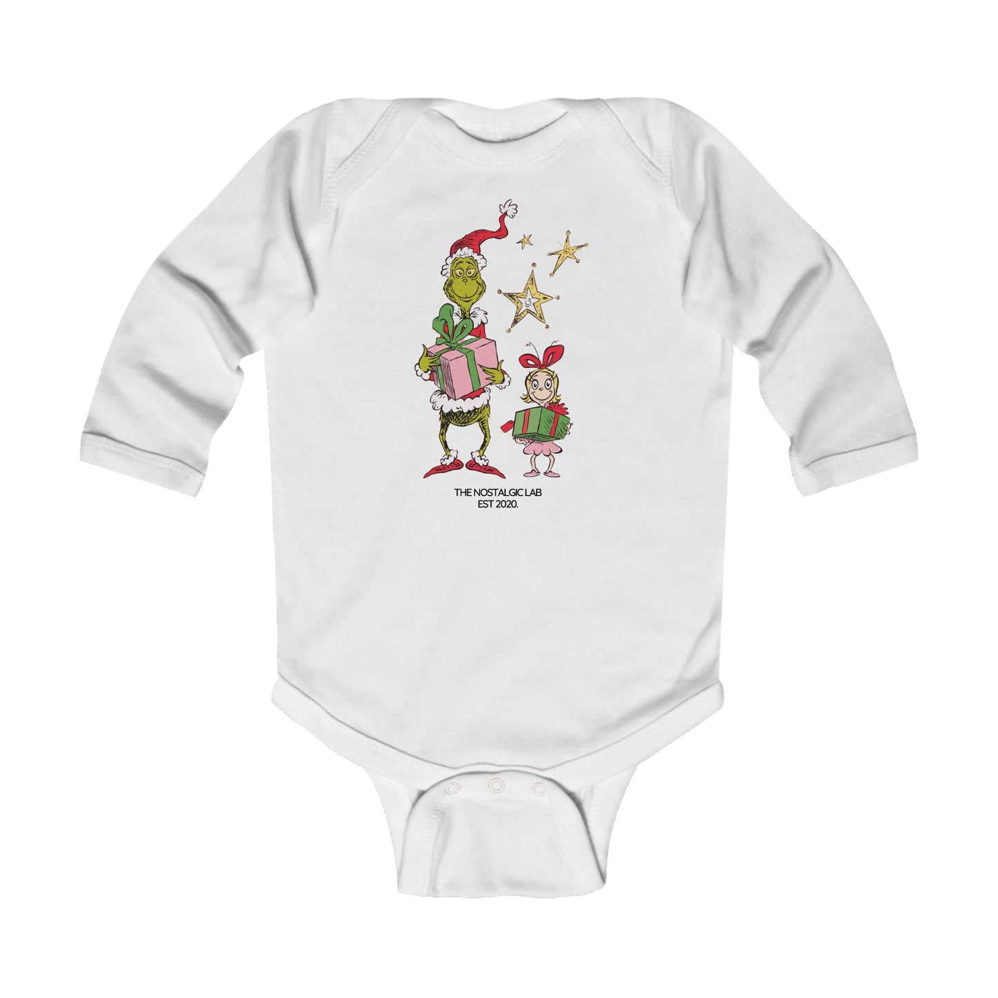 Grinch & Cindy Lou Infant Long Sleeve Bodysuit