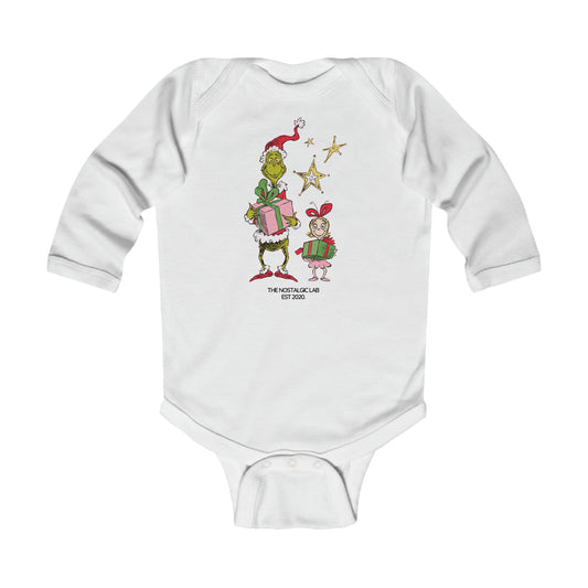 Grinch & Cindy Lou Infant Long Sleeve Bodysuit