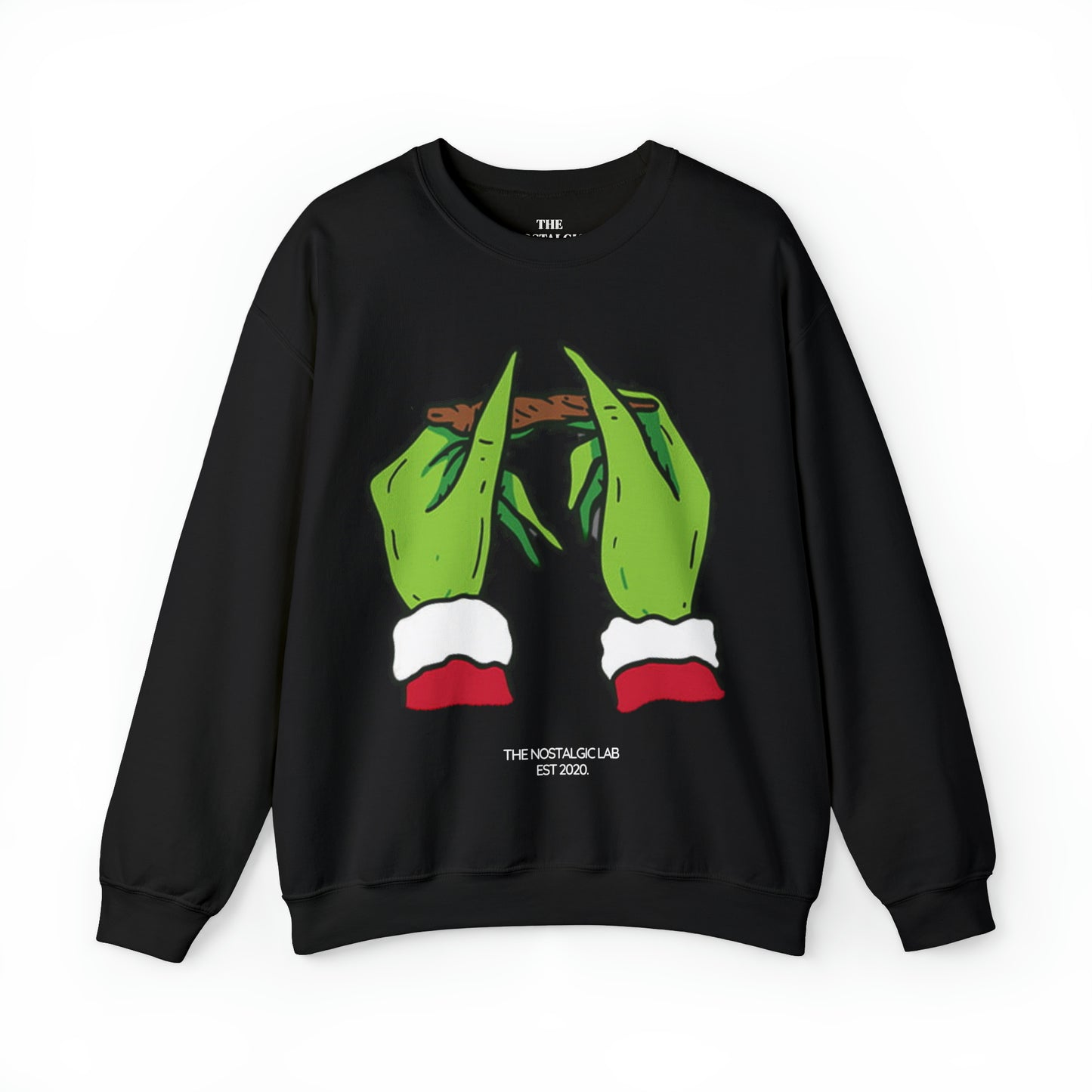 Grinch Roll Up Unisex Crewneck Sweatshirt