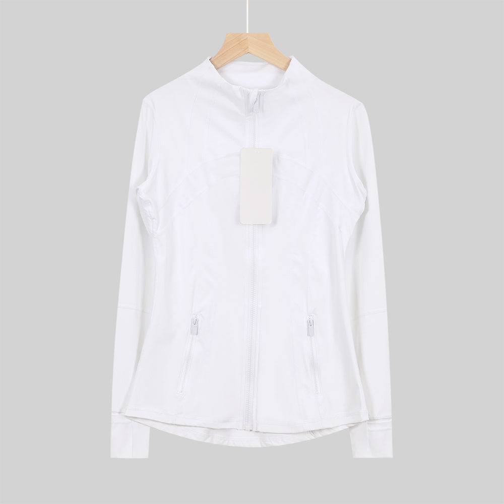 Lululemon White Full Zip Define Leggings Set