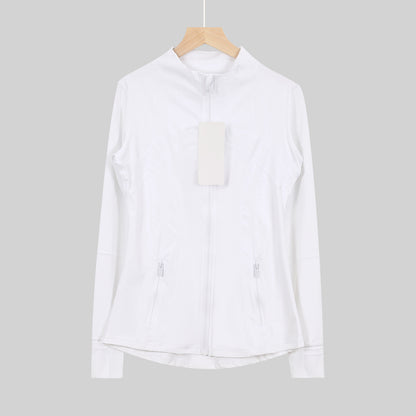 Lululemon White Full Zip Define Leggings Set