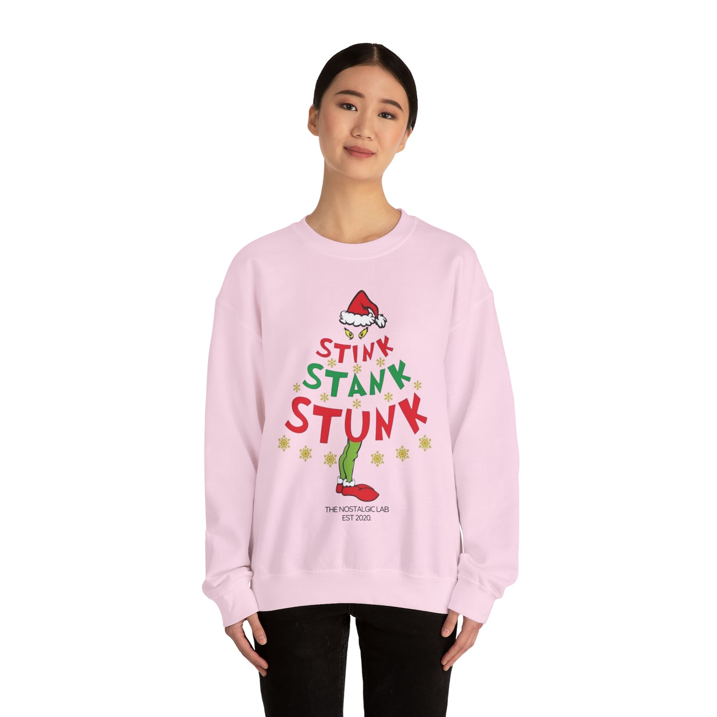 Stink Stank Stunk Grinch Unisex Crewneck Sweatshirt