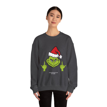 Grinch Finger Unisex Crewneck Sweatshirt