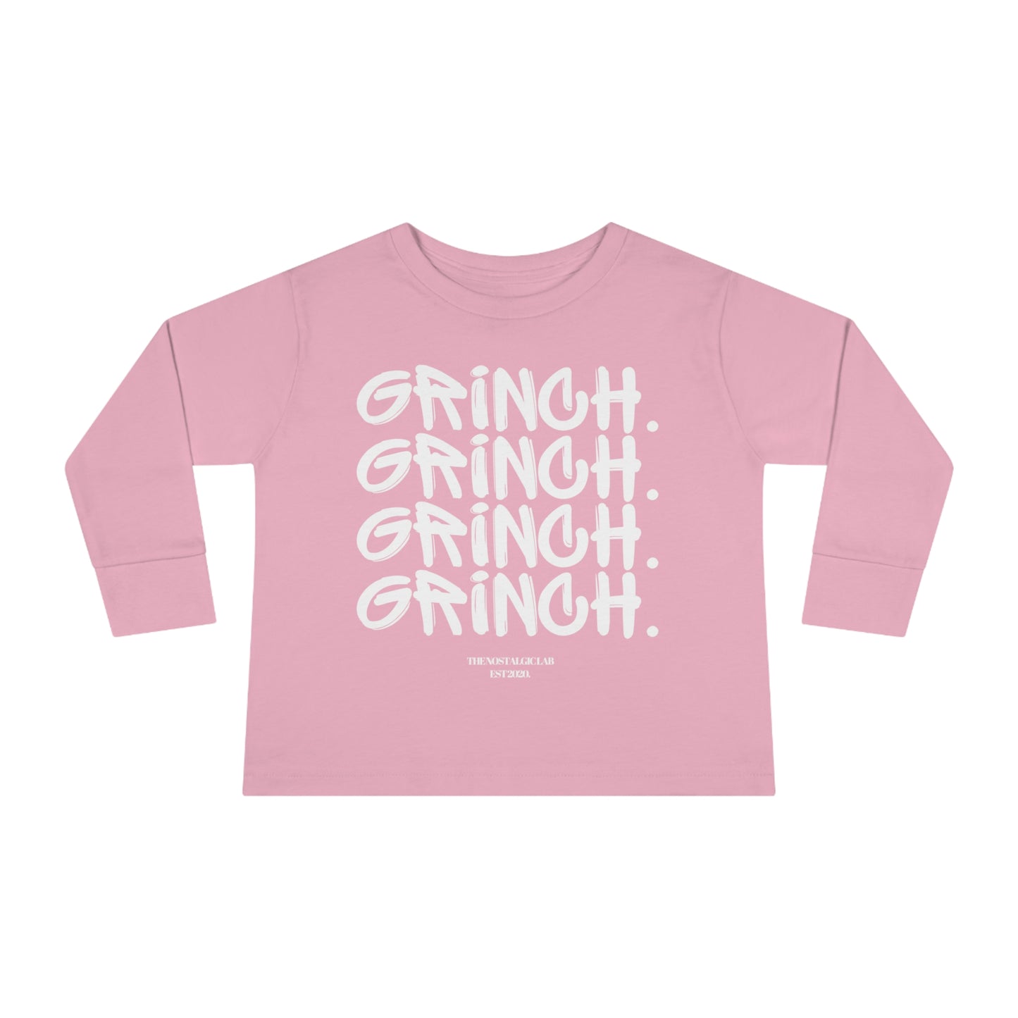 Grinch Graffiti Toddler Long Sleeve Tee