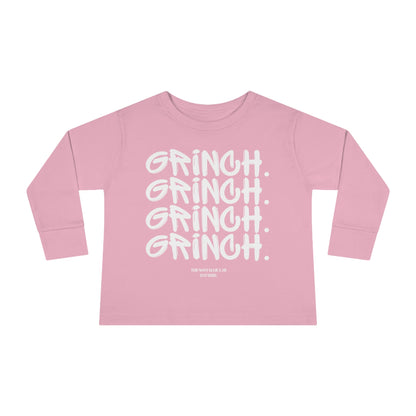Grinch Graffiti Toddler Long Sleeve Tee