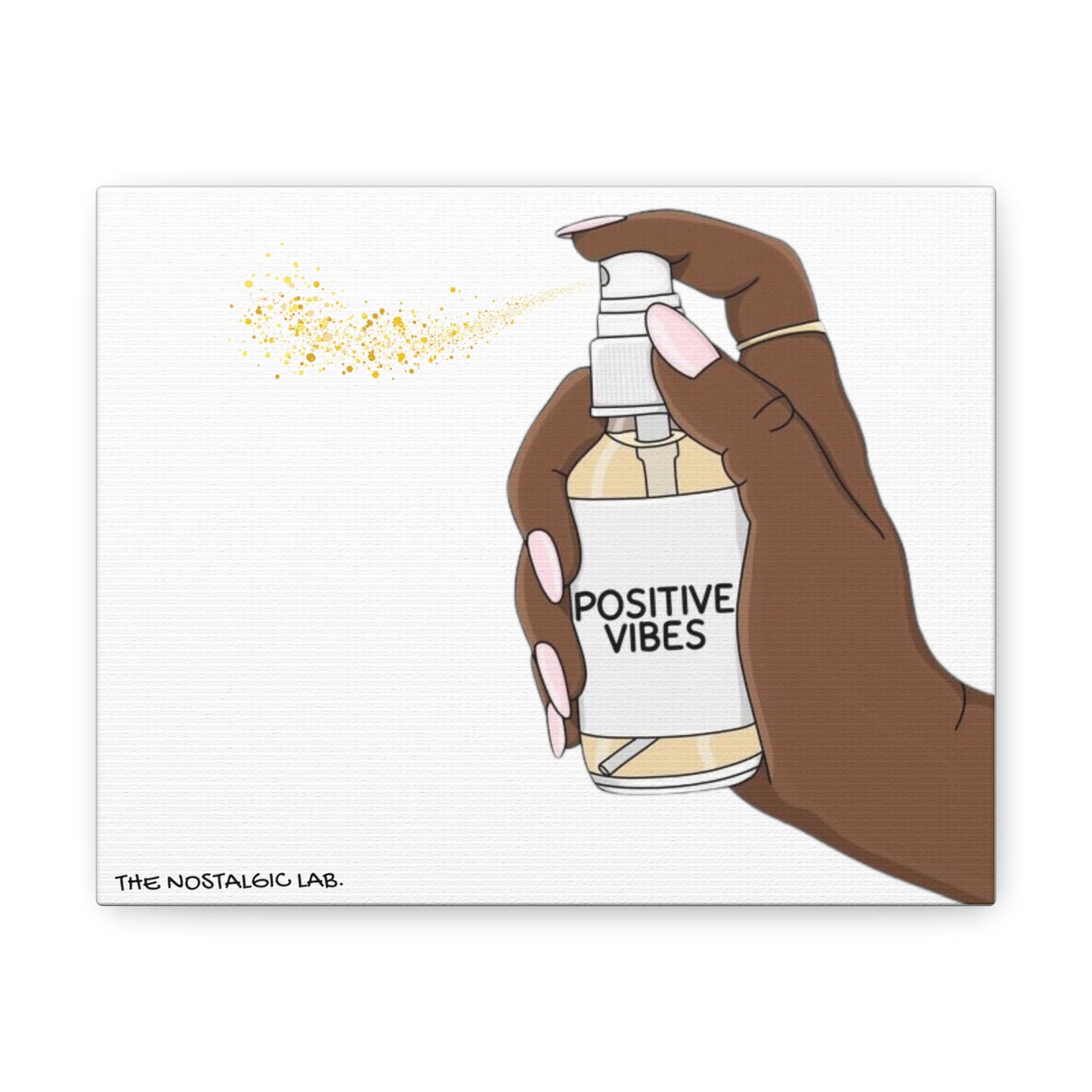 Positive Vibes Spray Gallery Canvas