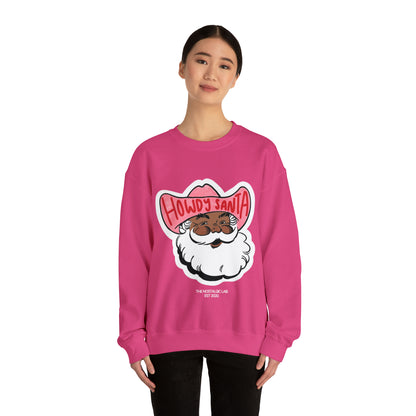 Howdy Santa Unisex Crewneck Sweatshirt