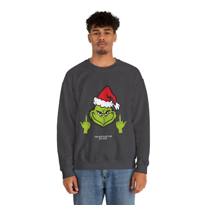Grinch Finger Unisex Crewneck Sweatshirt
