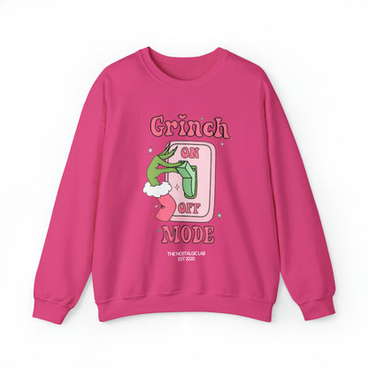 Grinch Mode Unisex Crewneck Sweatshirt