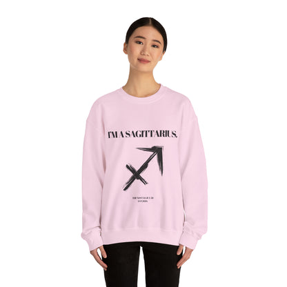 I'M A SAGITTARIUS Unisex Crewneck Sweatshirt