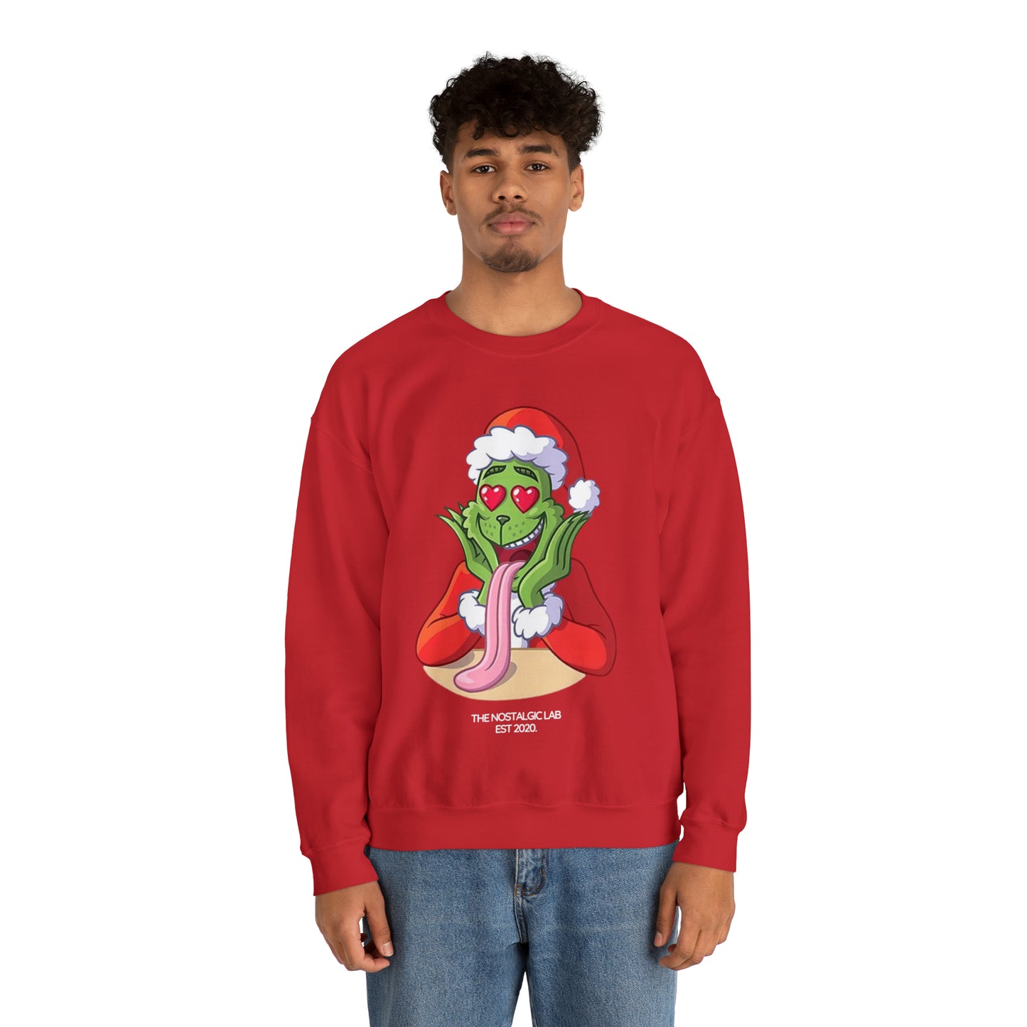 Grinch Heart Eyes Crewneck Sweatshirt