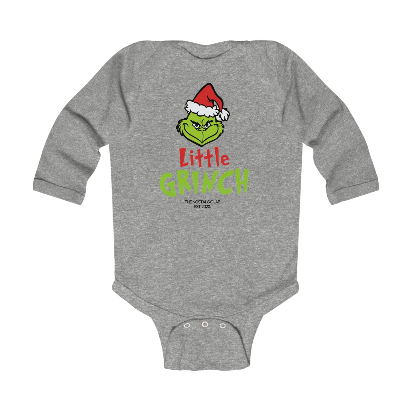 Little Grinch Infant Long Sleeve Bodysuit