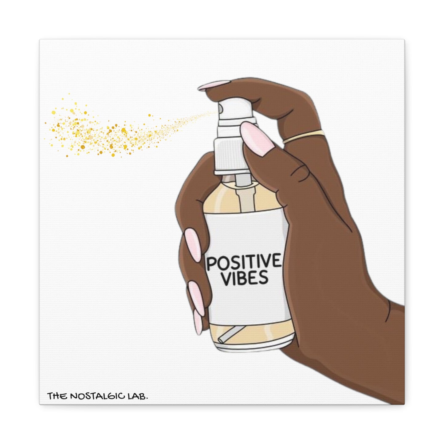 Positive Vibes Spray Gallery Canvas