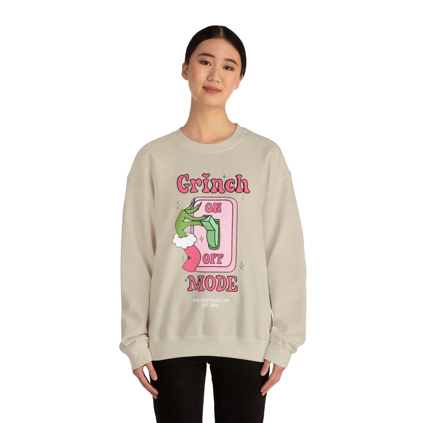 Grinch Mode Unisex Crewneck Sweatshirt