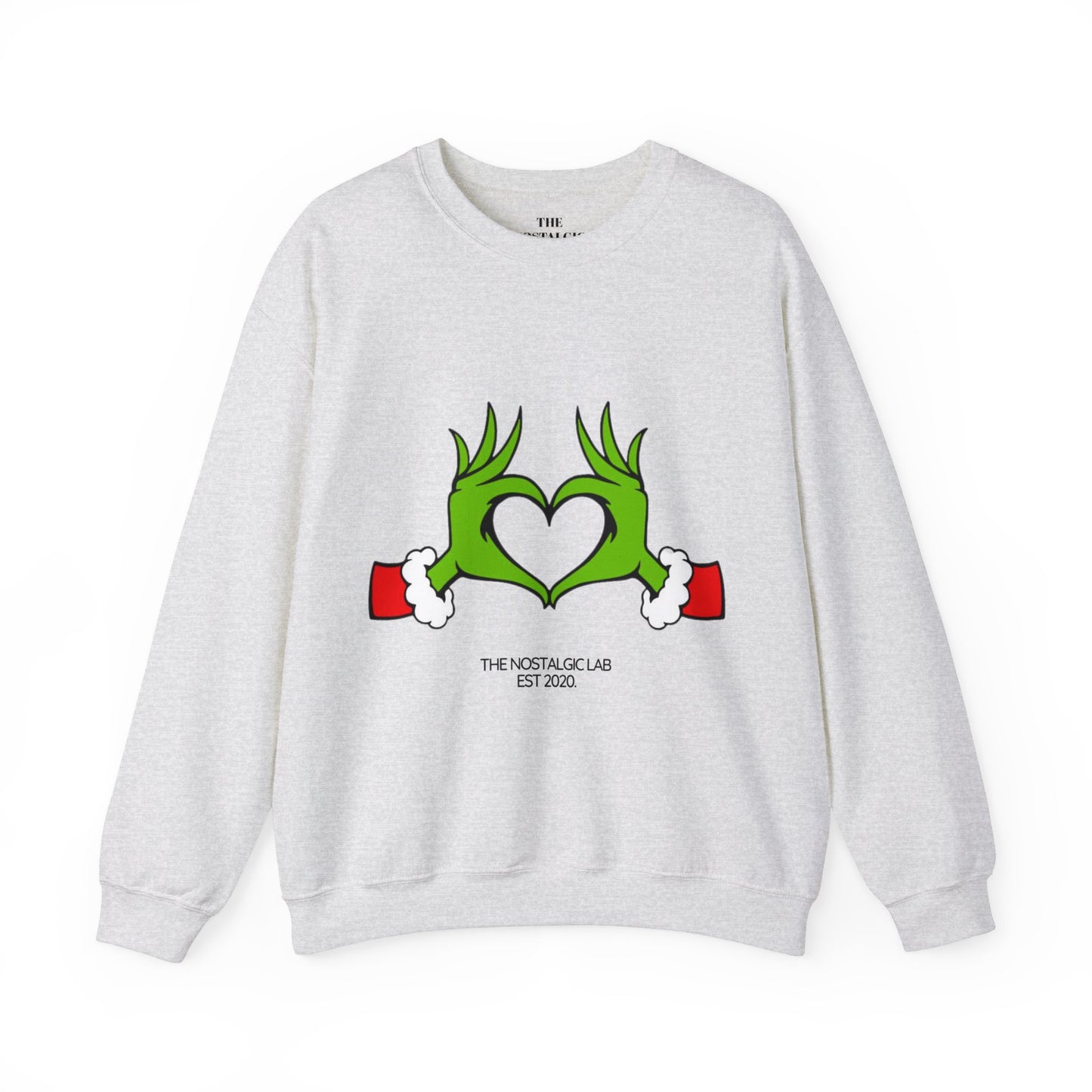 Grinch Heart Unisex Crewneck Sweatshirt