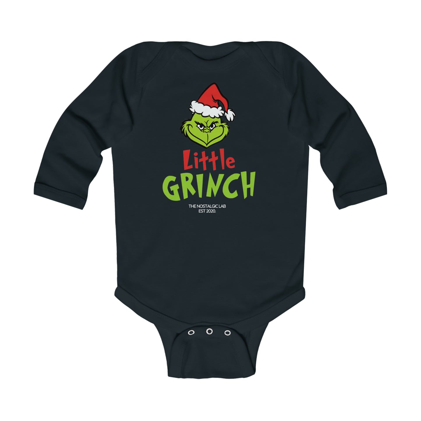 Little Grinch Infant Long Sleeve Bodysuit