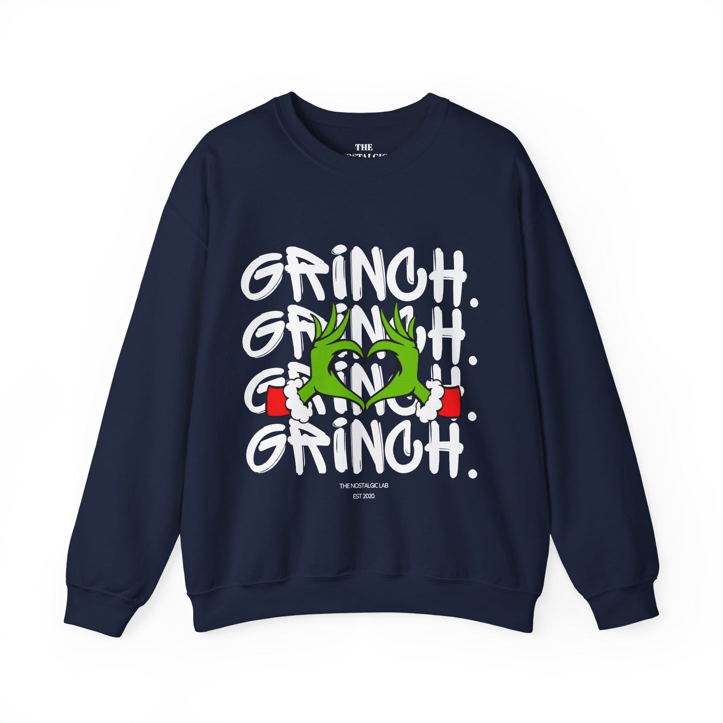 Grinch Heart Unisex Crewneck Sweatshirt