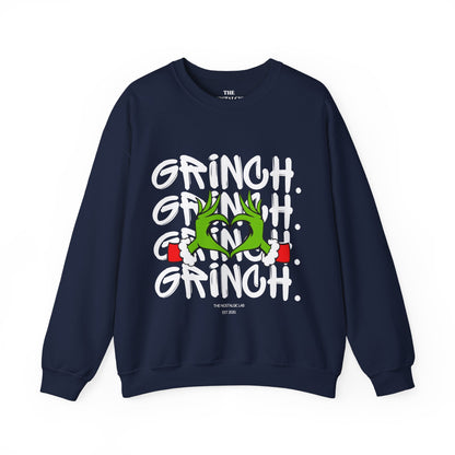 Grinch Heart Unisex Crewneck Sweatshirt