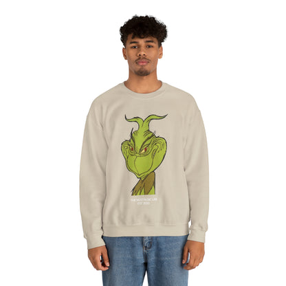 Grinchy Grin Unisex Crewneck Sweatshirt