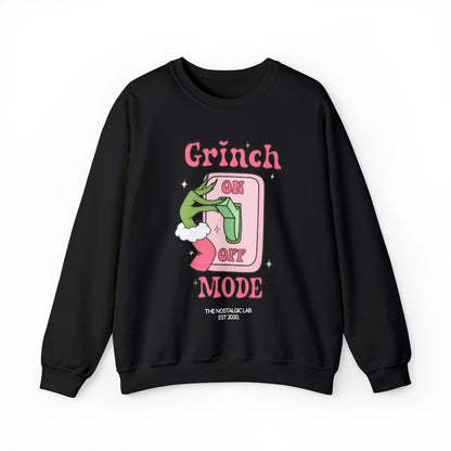 Grinch Mode Unisex Crewneck Sweatshirt