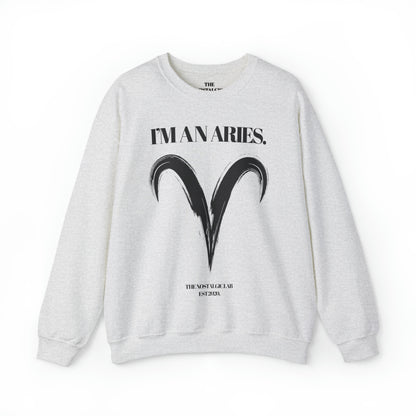 I'M AN ARIES Unisex Crewneck Sweatshirt