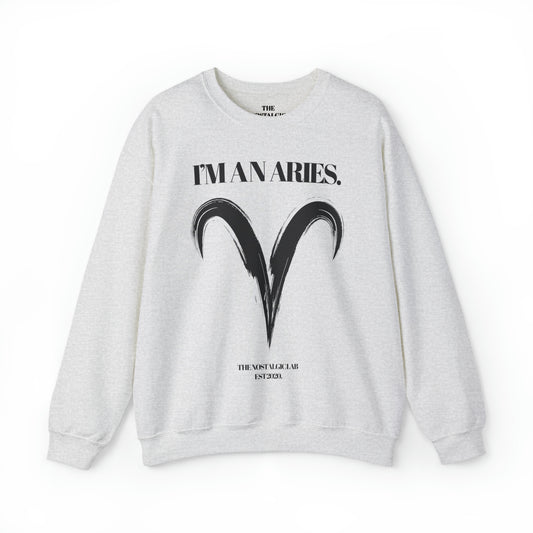 I'M AN ARIES Unisex Crewneck Sweatshirt
