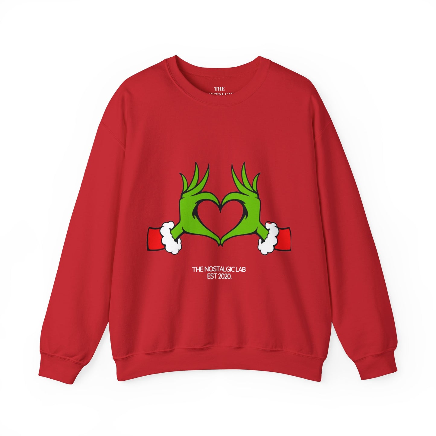 Grinch Heart Unisex Crewneck Sweatshirt