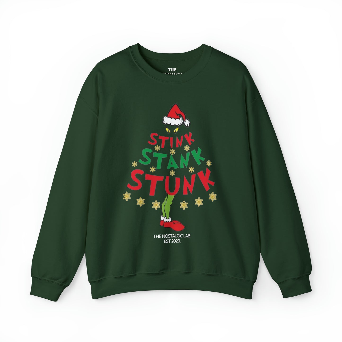 Stink Stank Stunk Grinch Unisex Crewneck Sweatshirt