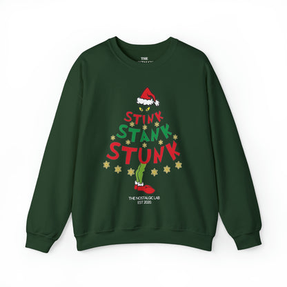 Stink Stank Stunk Grinch Unisex Crewneck Sweatshirt