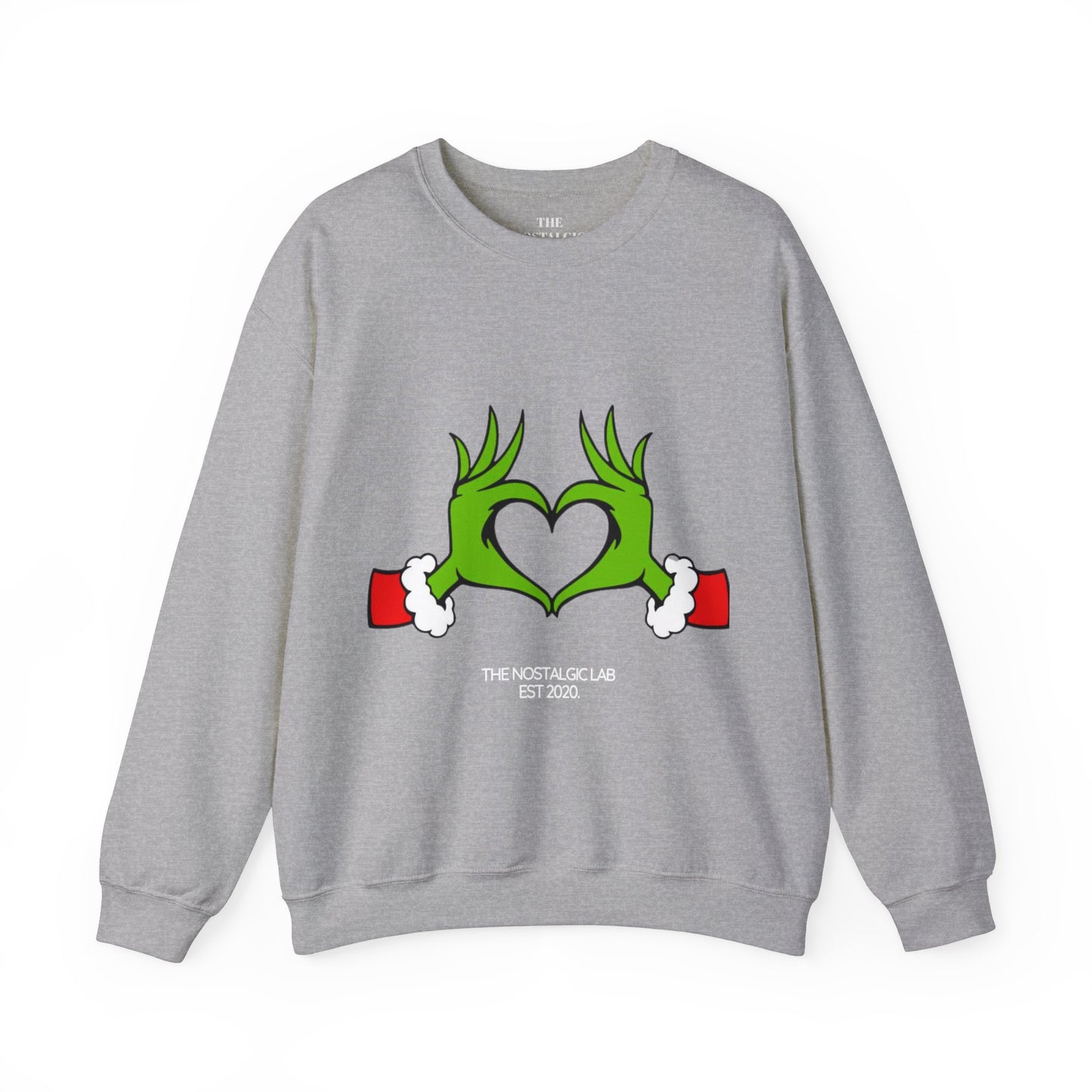 Grinch Heart Unisex Crewneck Sweatshirt