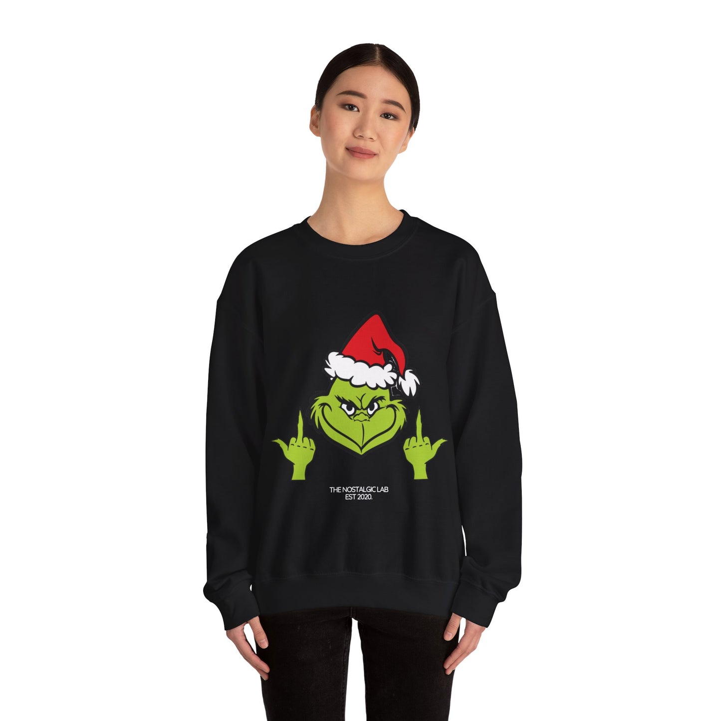 Grinch Finger Unisex Crewneck Sweatshirt