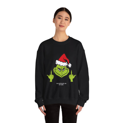 Grinch Finger Unisex Crewneck Sweatshirt