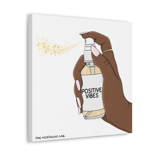Positive Vibes Spray Gallery Canvas