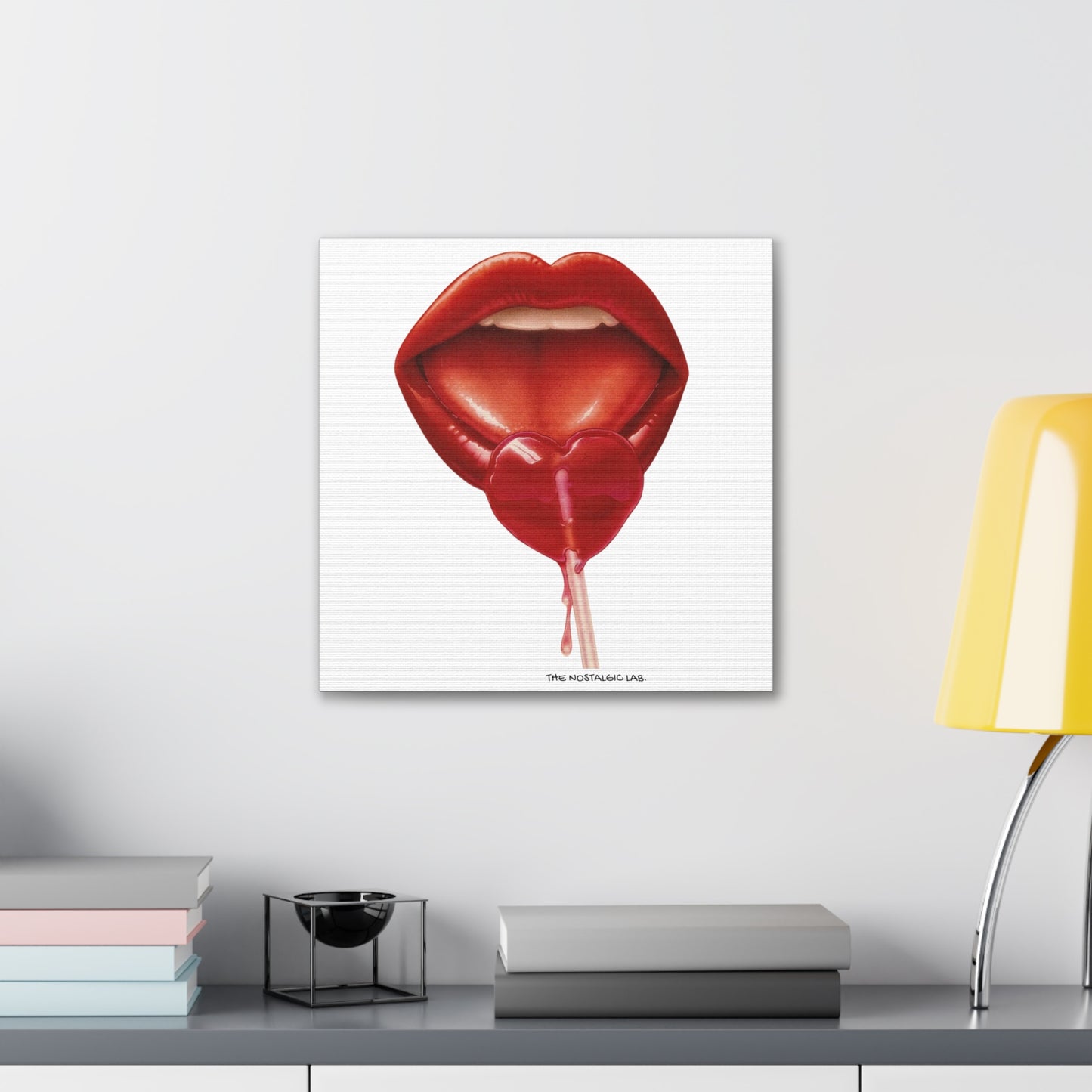 Heart Lolly Gallery Canvas