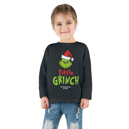Little Grinch Toddler Long Sleeve Tee