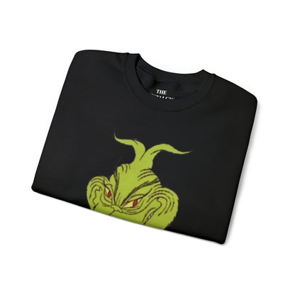 Grinchy Grin Unisex Crewneck Sweatshirt