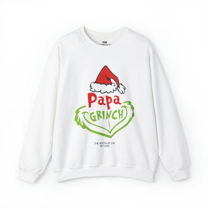 Papa Grinch Unisex Crewneck Sweatshirt