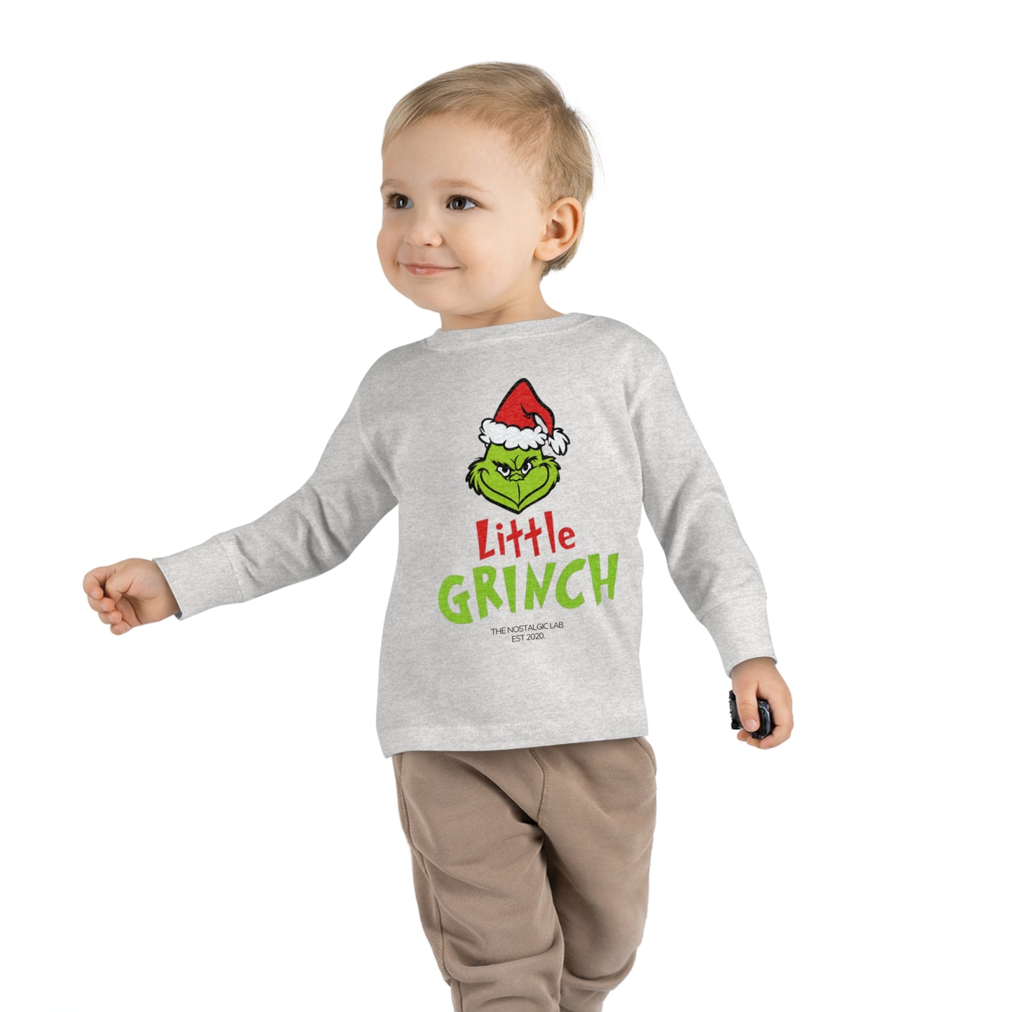 Little Grinch Toddler Long Sleeve Tee